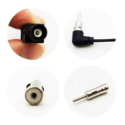 Adattatore cavo antenna Fakra, convertitore radio DIN Ant, plug and play, per unità principale autoradio aftermarket