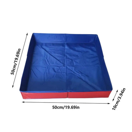 Piscina Pieghevole per Animali Domestici in PVC, Vasca Pieghevole per Cani, Vasca da Bagno Antiscivolo per Cuccioli, per Casa e Giardino, per Cani e Gatti