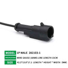 5/20/100sets HID Waterproof Connectors 1/2/3/4/5/6 Pin Car Electrical Wire Connector Plug Truck Harness with 15CM Wire Cable