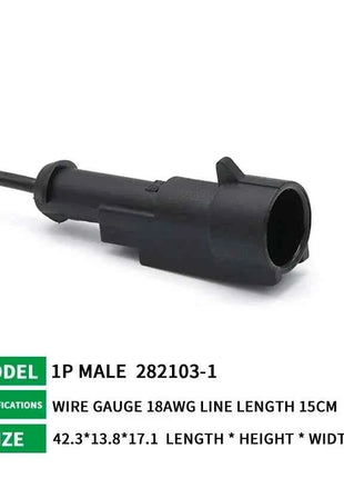5/20/100sets HID Waterproof Connectors 1/2/3/4/5/6 Pin Car Electrical Wire Connector Plug Truck Harness with 15CM Wire Cable