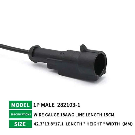 5/20/100sets HID Waterproof Connectors 1/2/3/4/5/6 Pin Car Electrical Wire Connector Plug Truck Harness with 15CM Wire Cable