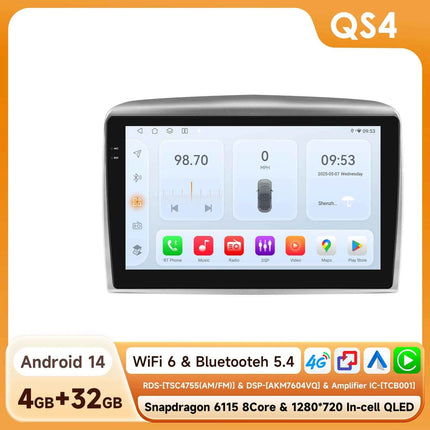 Hizpo 8Core 2Din AI Android 14 Car Radio For Lancia Ypsilon 2006-2011 Car Multimedia GPS 4G Carplay 360Camera By Snapdragon 6115