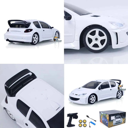 1/28 LDRC LD2802 RC Drift Car 4WD 2.4G RC Car ESC Servo RC Racing Vehicle Motor Protection Nylon Frame RTR Model RC Toys for Boy