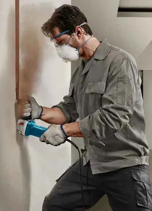 Bosch Professional: GWS 800 angle grinder with a back switch for cutting, grinding, and chasing concrete brick masonry stone
