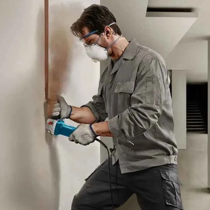 Bosch Professional: GWS 800 angle grinder with a back switch for cutting, grinding, and chasing concrete brick masonry stone