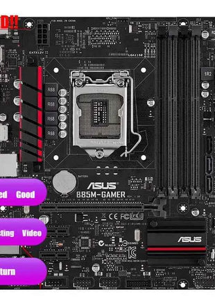 Asus B85M-GAMER Original Desktop Motherboard B85 Socket LGA 1150 i7 i5 i3 DDR3 32G SATA3 USB3.0 Micro-ATX