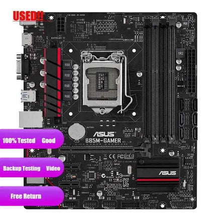 Asus B85M-GAMER Original Desktop Motherboard B85 Socket LGA 1150 i7 i5 i3 DDR3 32G SATA3 USB3.0 Micro-ATX
