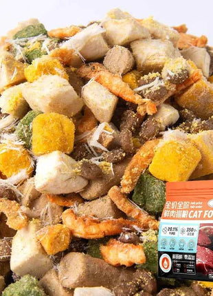Cat food manufacturers into cats kittens universal fresh meat without grain full price bulk cat staple food 500g