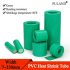 1 ~ 20m Verde 7mm ~ 330mm PVC Tubo Termoretraibile 18650 Lipo Batteria Cavo Manicotto Al Litio Isolato Pellicola Wrap Caso di Protezione
