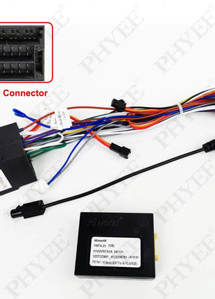 Adattatore per cablaggio radio, decodificatore CAN Bus, cavo Android per auto a 16 pin, per VW Golf, Jetta, Polo, Passat, T-Roc, Octavia, Leon
