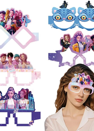 Set Decorazioni per Feste di Compleanno K-Pop, Articoli per Tavola, Palloncini, Bicchieri, Piatti, Tovaglioli, Decorazione per Torta, Striscione, Sacchetto Regalo - Accessori per Feste