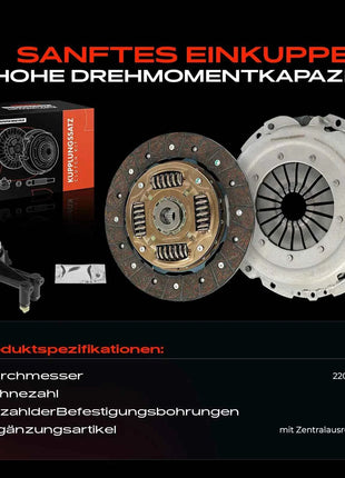 Kit Frizione Frankberg 1x per Ford B-Max Van Ecosport Fiesta VI KA + Tourneo Courier B460 MPV Transit Box/MPV 8V21-7A564-AD
