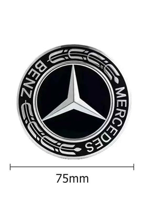 Set di 4 Coprimozzi da 75mm per Mercedes-Benz AMG W203 W206 W220 W205 W211 W212, Coperture per Cerchioni con Emblema Benz