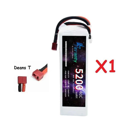 3S Lipo Battery 11.1V 5200mah 60C For RC Car Quadcopter Drone Airplane Helicopter With XT60 Deans T XT90 EC5 11.1V Battery