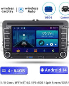 Wireless Carplay Android 14 Auto Radio for Volkswagen VW Passat B6 B7 CC T5 Tiguan Touran POLO GOLF 56 Multimedia GPS NaviScreen