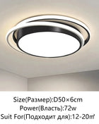 Lampada da Soffitto LED Moderna con Telecomando, Illuminazione per Interni, Decorazione per Soggiorno, Camera da Letto, Studio e Cameretta