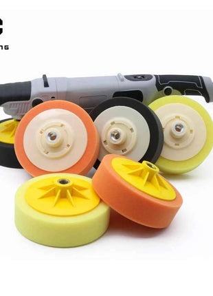 DETAILING Tamponi per lucidatura in schiuma da 150 mm Adattatore per trapano M14 Strumento per lucidatura Disco per lucidatura a vite per lucidatrice rotativa da 6 pollici