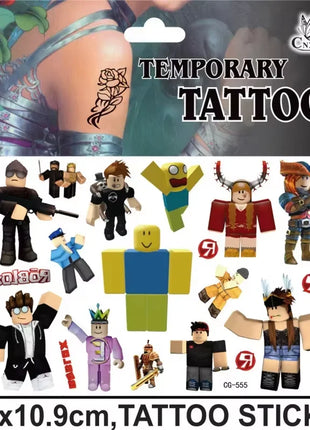 Set di Favori per Feste di Compleanno a Tema Roblox - Braccialetti Slap, Timbri e Adesivi per Bambini, Riempitivi per Sacchetti Regalo e Decorazioni per Feste