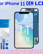 A2111 A2221 A2223 OLED Pantalla for iphone 11 LCD Display Touch Screen Digitizer Assembly for iPhone 11 LCD Screen Replacement