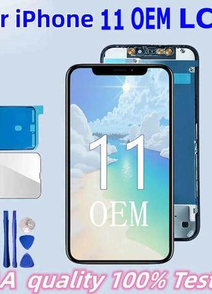 A2111 A2221 A2223 OLED Pantalla for iphone 11 LCD Display Touch Screen Digitizer Assembly for iPhone 11 LCD Screen Replacement