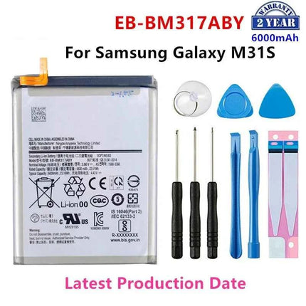 Original Quality Battery For Samsung S21 Ultra S21 Plus S20 FE A51 A70 A41 Note 20 Ultra A02S Phone Bateria Replacement