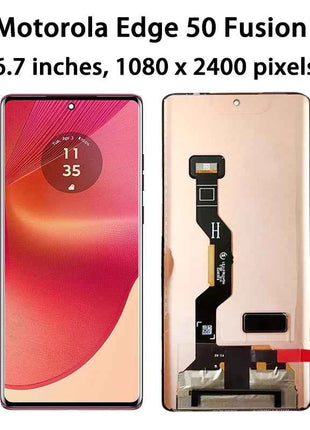 6.7"AMOLED 120Hz LCD For Motorola Edge 50 Fusion LCD Display Touch Screen Digitizer For Moto Edge 50 Fusion Display