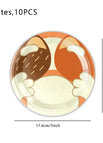 10pcs 7inch plates