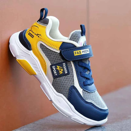 Scarpe da ginnastica per bambini Scarpe sportive casual per bambini per ragazzi Scarpe da corsa per scuola per ragazze con gancio e anello per bambini in rete estiva traspirante