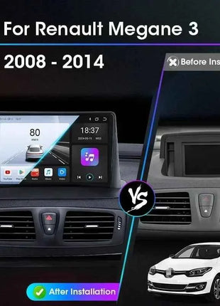 Srnubi Car Radio For Renault Megane 3 Fluence Samsung SM3 2008-2014 Multimedia Player Carplay Android Auto Autoradio Navigatore