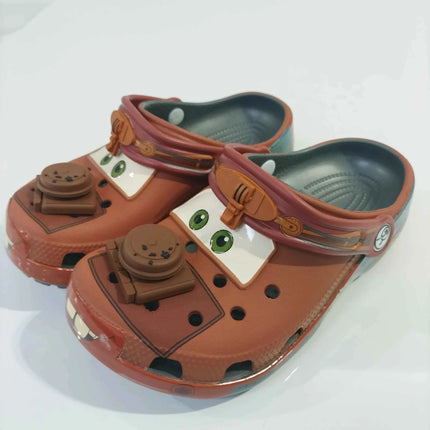 Ciabatte da adulto a tema Mater dei cartoni animati, sandali da esterno con personaggi anime, ciabatte a forma di personaggio, sandali in EVA, idea regalo