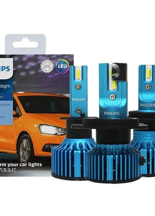 Philips LED H1 H4 H7 H11 HB3 HB4 HIR2 Ultinon Pro3011 Car LED Head Light 9005 9006 9012 Auto 6000K Bright White Original Lamp 2x