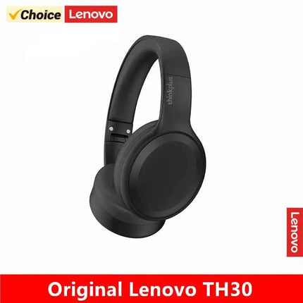 Lenovo TH30 Wireless Bluetooth Headphones with Headwear Earmuffs, Sports Earphones, Esports Games with Microphone