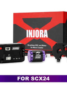 INJORA MBL32 G2 Waterproof Brushless ESC & 1721 Purple Viper Outrunner Motor for 1/24 Axial SCX24