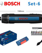 BOSCH GO 3 Cordless Screwdriver 3.6V Lithium-ion Battery Rechargeable Cordless Drill with Box Bosch go3 Professional Tool Set