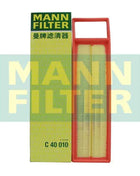 Filtro Aria MANNFILTER C40010 per Peugeot 1007 207 301, Partner, Ranch 1996-2012