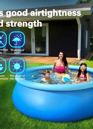 Piscina gonfiabile Staffa quadrata Piscina rotonda Piscina per famiglie all'aperto Piscina per giochi d'acqua per il bagno