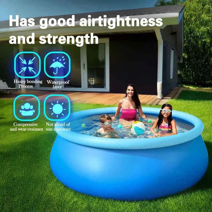 Piscina gonfiabile Staffa quadrata Piscina rotonda Piscina per famiglie all'aperto Piscina per giochi d'acqua per il bagno