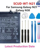 Original Quality Battery For Samsung S21 Ultra S21 Plus S20 FE A51 A70 A41 Note 20 Ultra A02S Phone Bateria Replacement