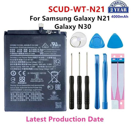 Original Quality Battery For Samsung S21 Ultra S21 Plus S20 FE A51 A70 A41 Note 20 Ultra A02S Phone Bateria Replacement
