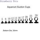 5pcs Black  Aquarium Suction Cup Air Tube Holder Sucker for Fish Tank Pump Oxygen Air Tube Fixing Clip  Aquarium Accessories