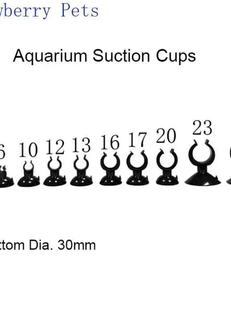5pcs Black  Aquarium Suction Cup Air Tube Holder Sucker for Fish Tank Pump Oxygen Air Tube Fixing Clip  Aquarium Accessories