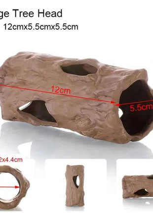 Ceramic House Fish Tank Aquarium Decoration Fish Shrimps Shelter House Pottery Scorpion House Canister Simulation Stone Ornament