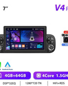 Podofo CarPlay Android Radio For Fiat Panda 2013-2020 Car Intelligent System 1din GPS Stereo Multimedia Player RDS FM Car Radio