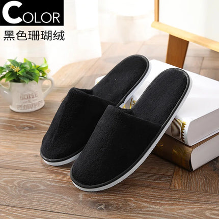 5 paia/lotto uomo donna usa e getta hotel pantofole per gli ospiti scivoli in cotone casa viaggio SPA pantofola ospitalità economici indoor slip-on
