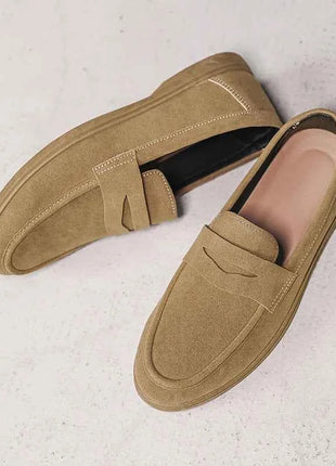 Hot Sale Men's Slip On Loafers Preppy Lightweight Breathable Comfort Outdoor Flats Non Slip Soft Sole Casual Daily Walking Shoes
