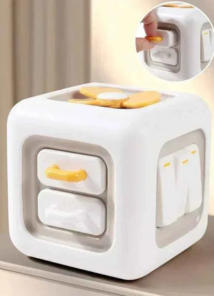 6 in 1 Montessori Cubo Giocattoli Sensoriali Occupato Bordo Abilità di Pratica Del Bambino Cassetto Cubo Agitarsi Giocattoli Educativi per la Ragazza Ragazzo