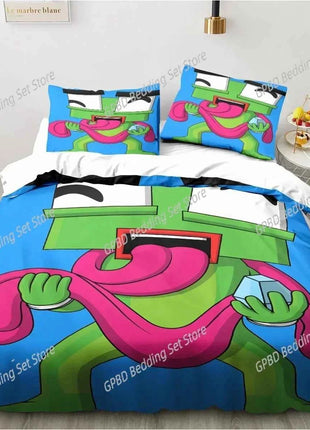 Cartoon Funny Play Unspeak.able Comfortable Duvet Quilt Cover Pillowcase Bedding Set Children Bedroom Decoration Home Textile