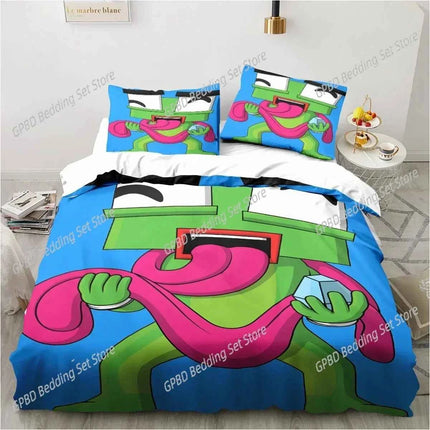 Cartoon Funny Play Unspeak.able Comfortable Duvet Quilt Cover Pillowcase Bedding Set Children Bedroom Decoration Home Textile