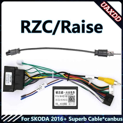 Telaio autoradio per Skoda Superb2000-2016 10.1 pollici pannello Stereo cablaggio adattatore cavo di alimentazione supporto Decoder Canbus