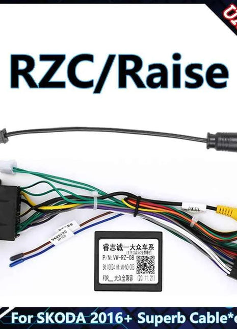 Telaio autoradio per Skoda Superb2000-2016 10.1 pollici pannello Stereo cablaggio adattatore cavo di alimentazione supporto Decoder Canbus